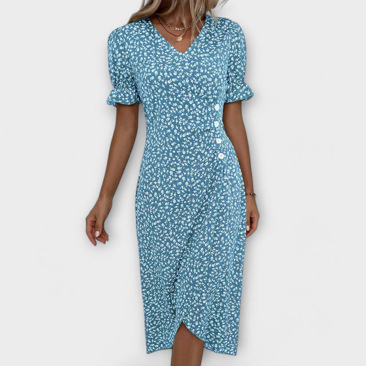 Berlin - Elegant Women's Floral Dress