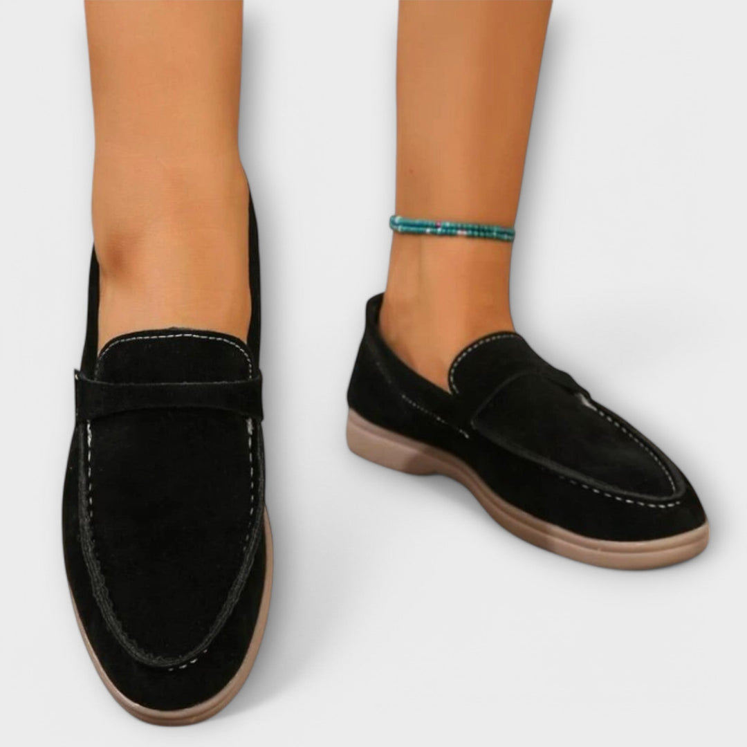 Ellen - Suede Moccassins