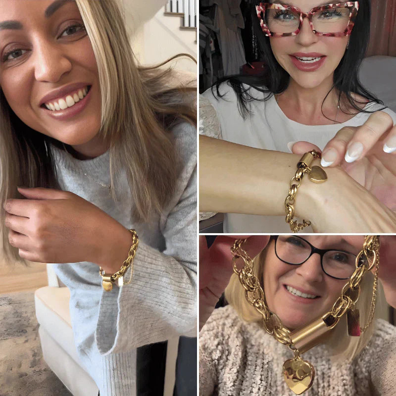 Heartened Chunky Bracelet