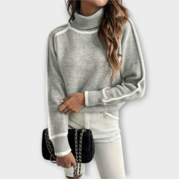 Aurora - Casual Roll Neck Jumper