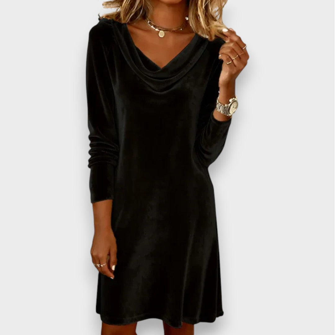 Scarlett - Loose velvet dress