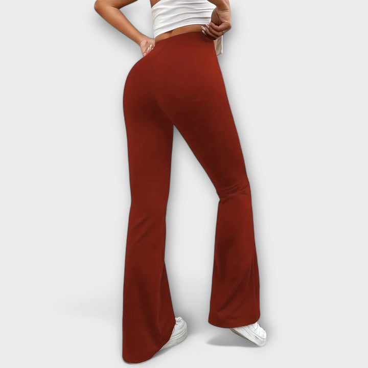 Serena – Casual Trousers Raised Cuffs
