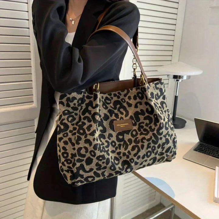 Nora - Leopard Charm Bag