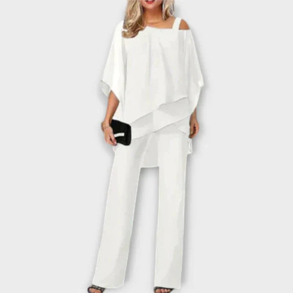 Celeste - Elegant Chiffon Jumpsuit