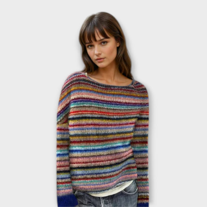 Manonin - Casual Striped Sweater