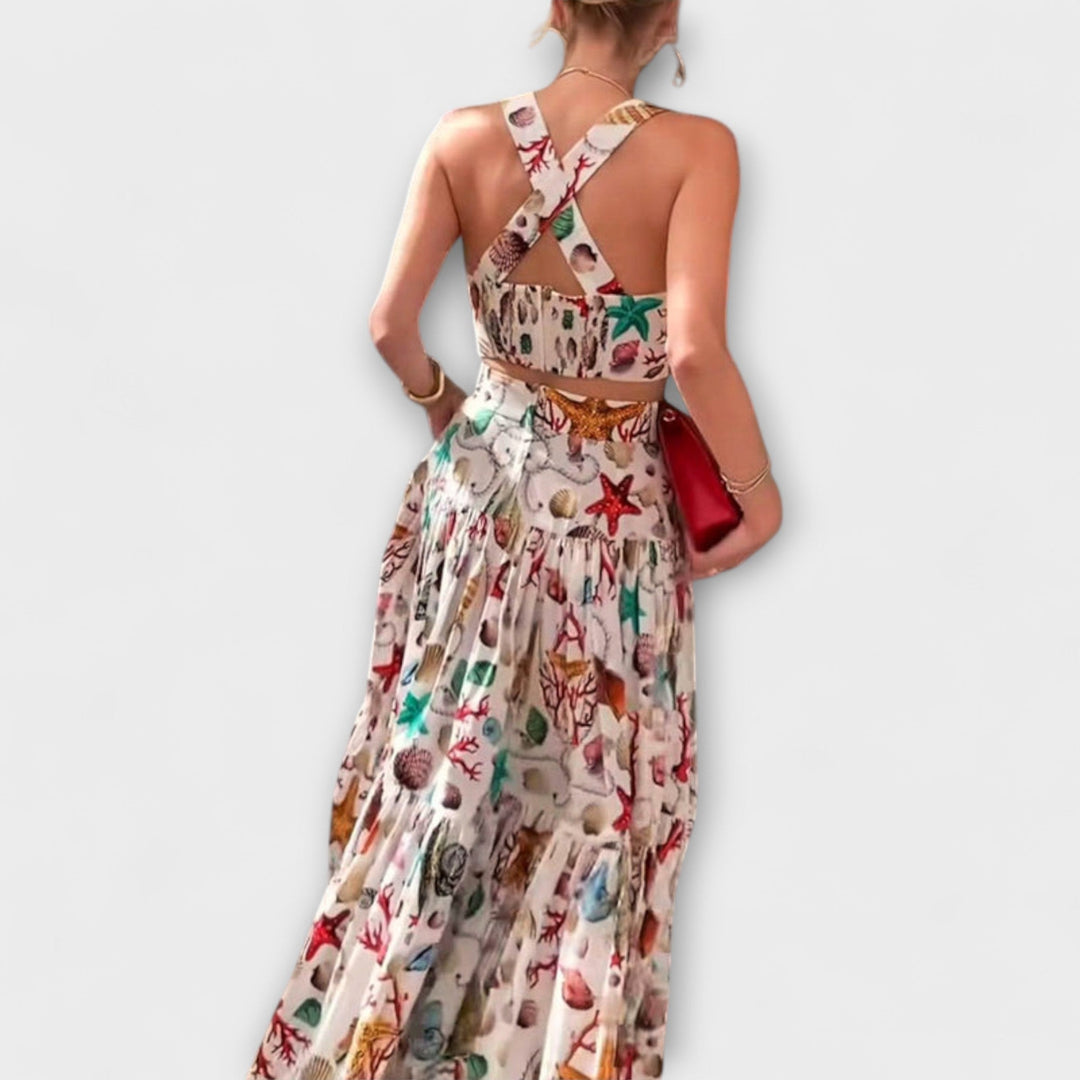 Heather - Stylish Two-Piece Skirt Set