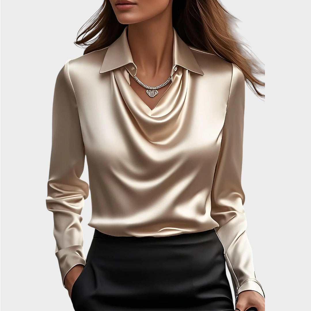 Elin - Elegant Satin Blouse