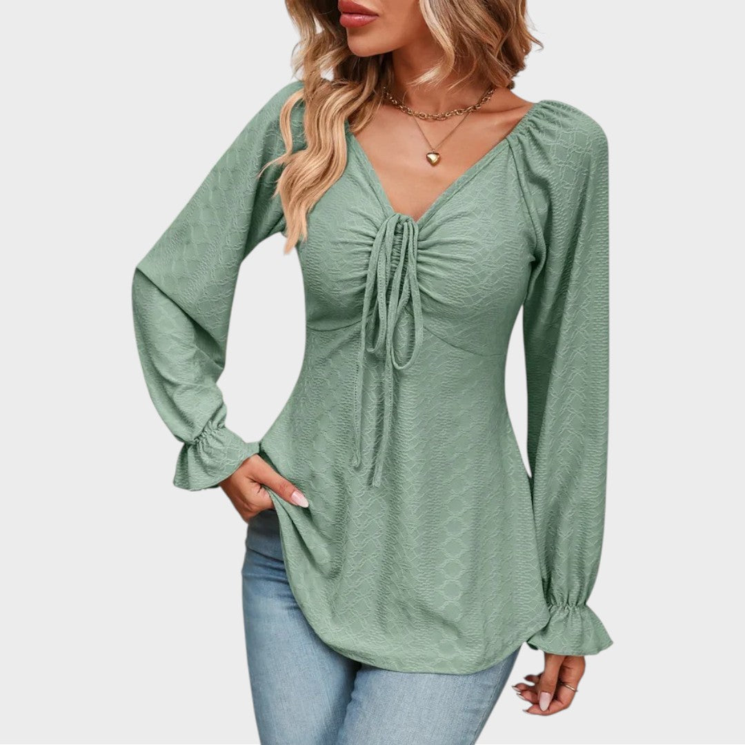 Melina - Lace Detail Blouse