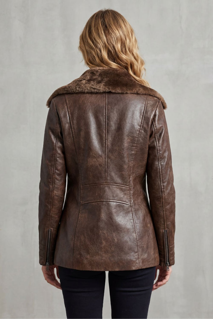 Ravella – Shearling-lined jacket