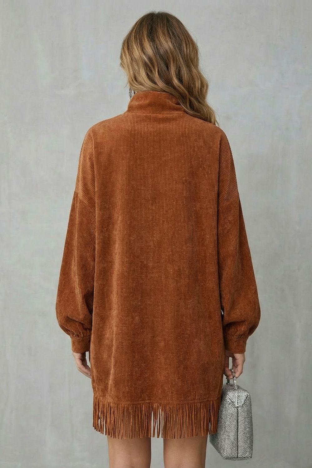 Castellaine –  Turtleneck mini dress