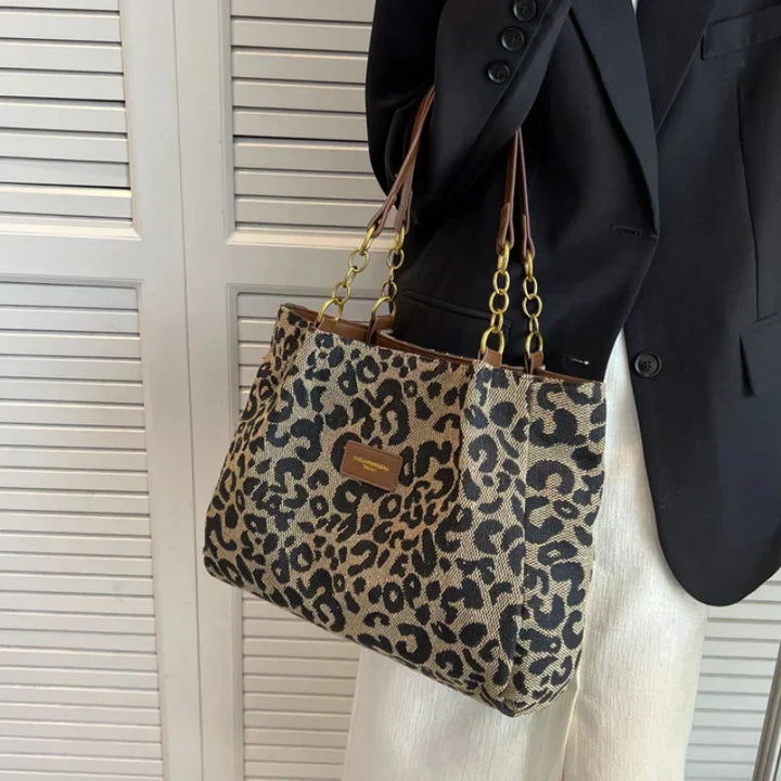 Nora - Leopard Charm Bag