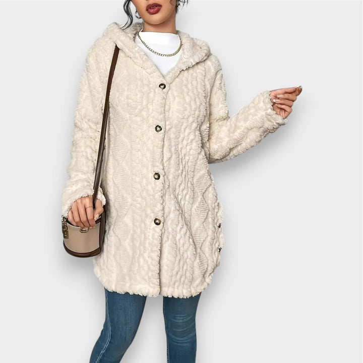 Charlotte - Plush Hooded Cardigan