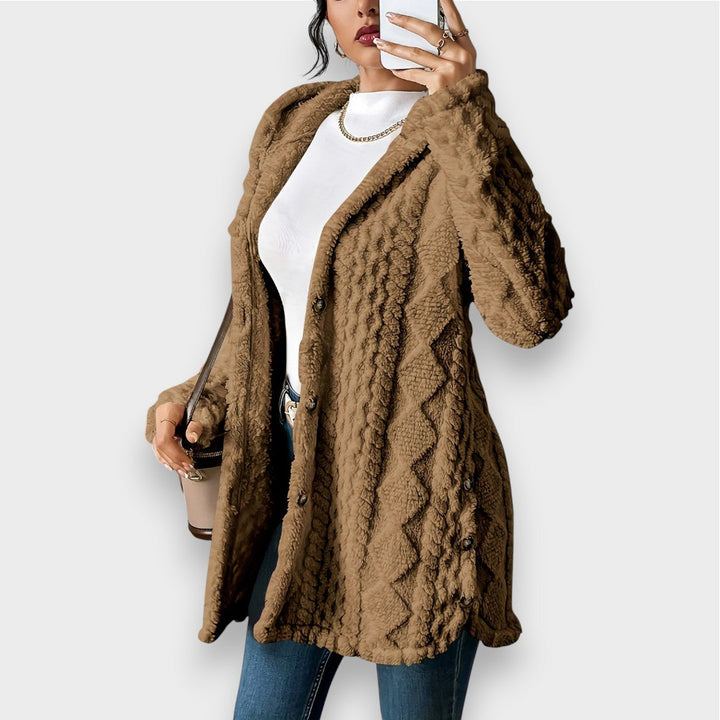 Charlotte - Plush Hooded Cardigan