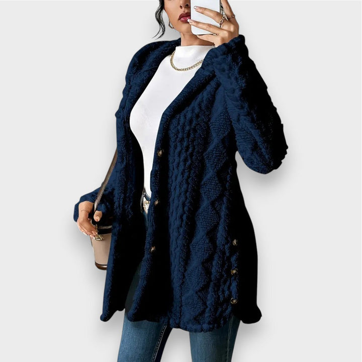 Charlotte - Plush Hooded Cardigan