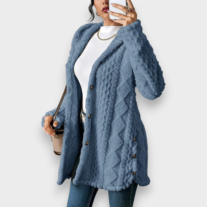 Charlotte - Plush Hooded Cardigan