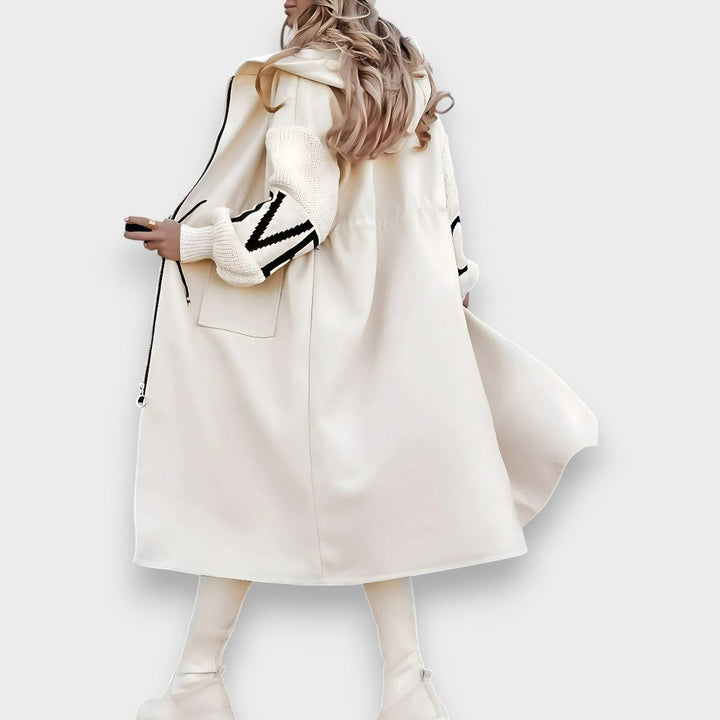 Rosana - Elegant Hooded Coat