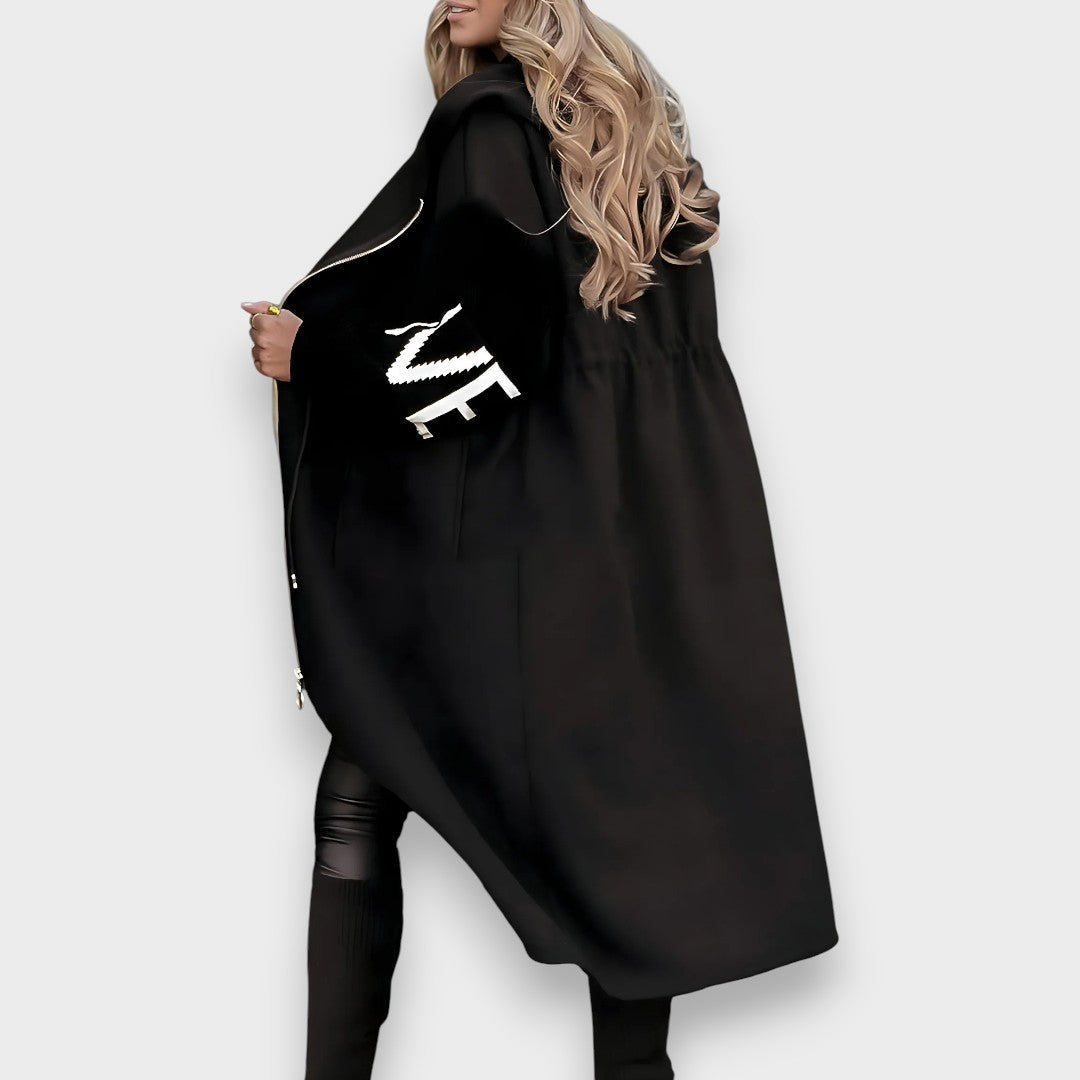 Rosana - Elegant Hooded Coat