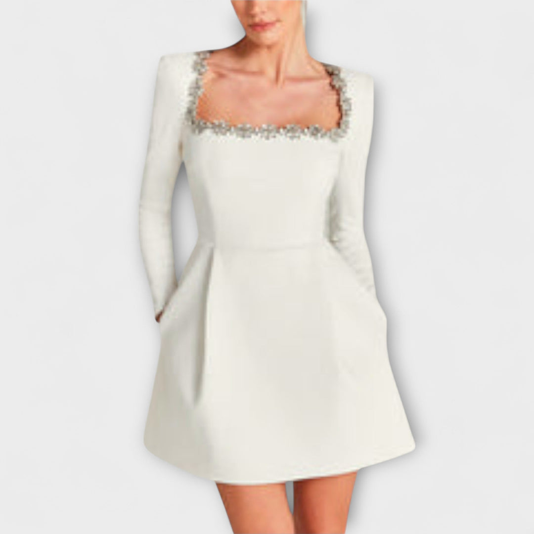 Ruby - Velvet Mini Dress