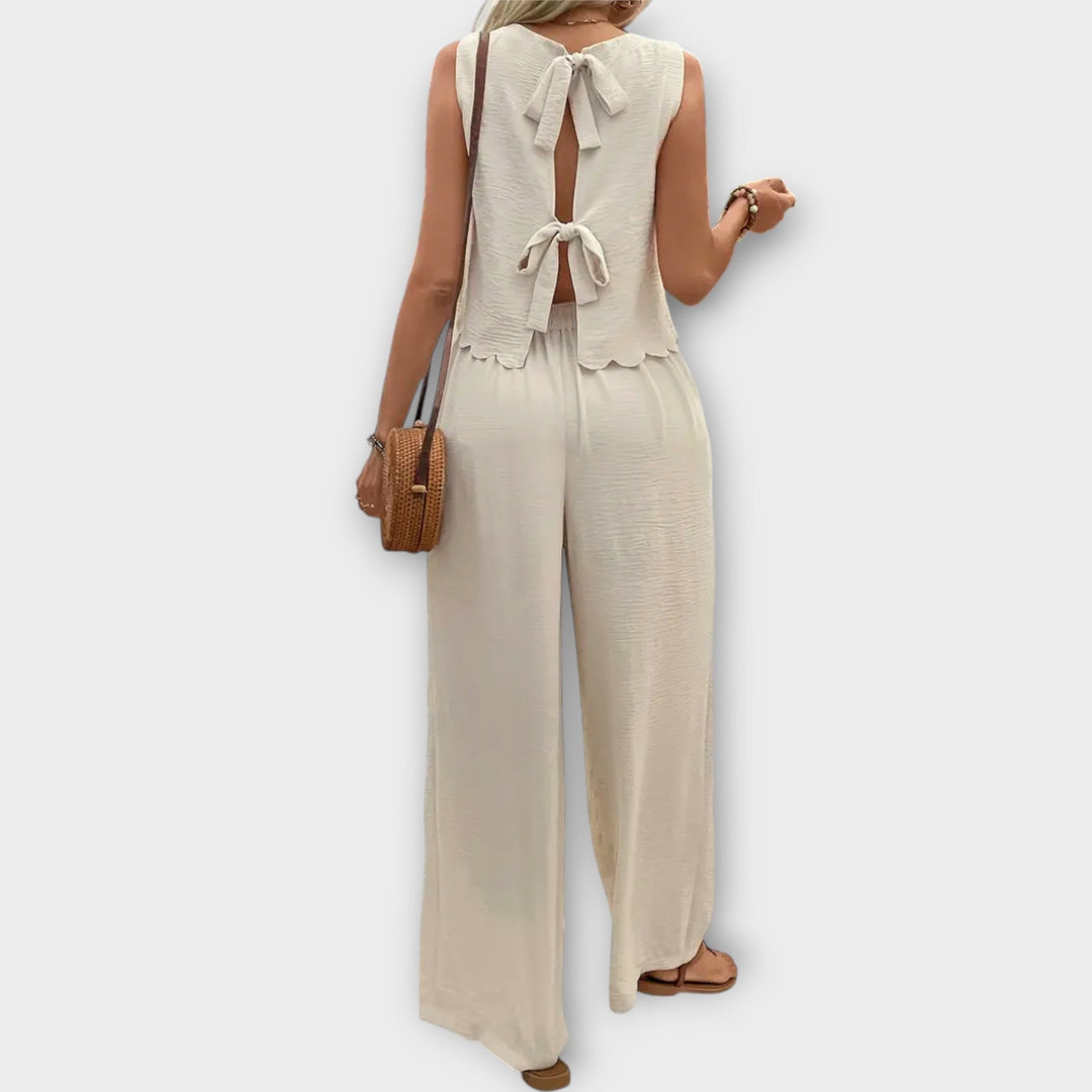 Valeria - Waistcoat / Long Trousers Set