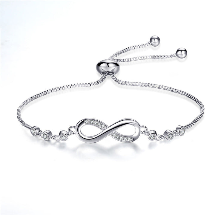 Sarah - Chic Rose Gold Infinity Adjustable Bracelet