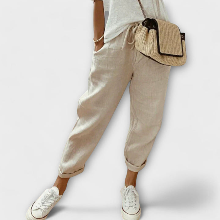 Bibi – Stylish Linen Trousers