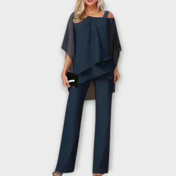 Celeste - Elegant Chiffon Jumpsuit