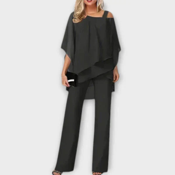 Celeste - Elegant Chiffon Jumpsuit