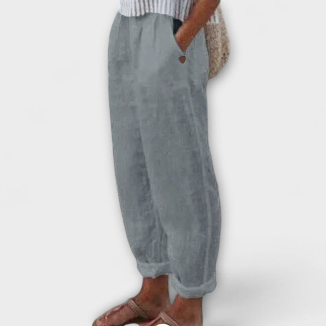 Clara – Trousers with Side Pockets