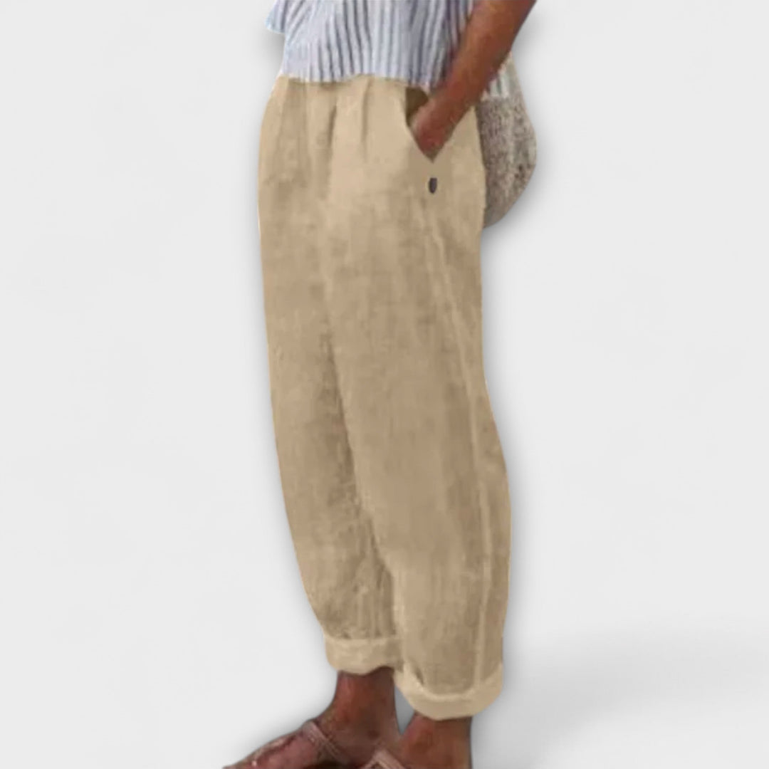 Clara – Trousers with Side Pockets