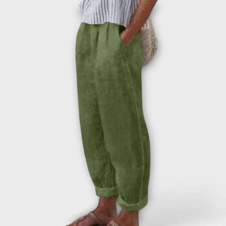 Clara – Trousers with Side Pockets