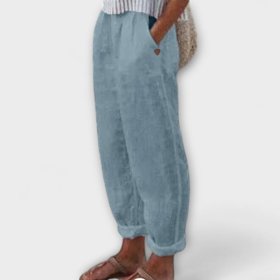 Clara – Trousers with Side Pockets