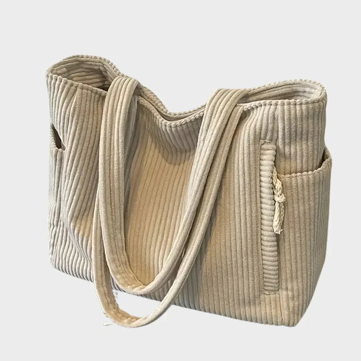 Mara - Ribbed Tote Bag