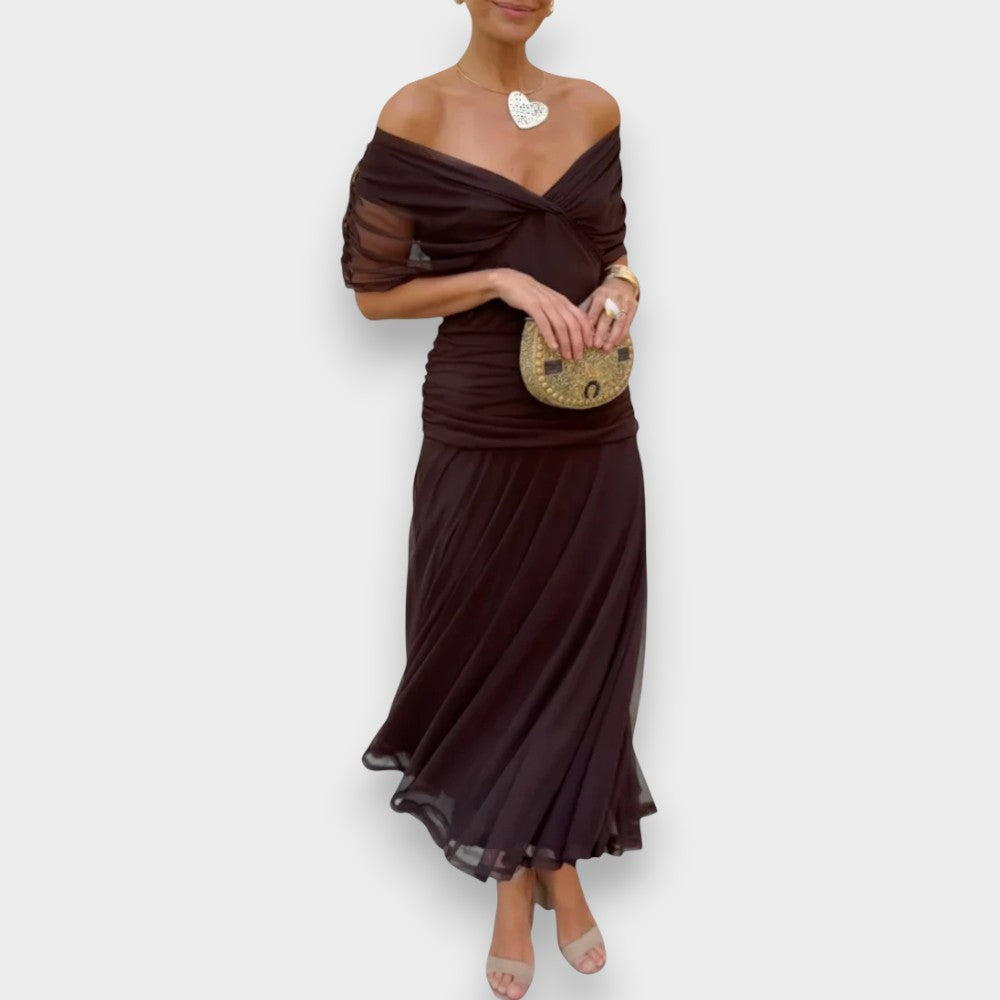 Malia | Elegant Dress with V-Neck