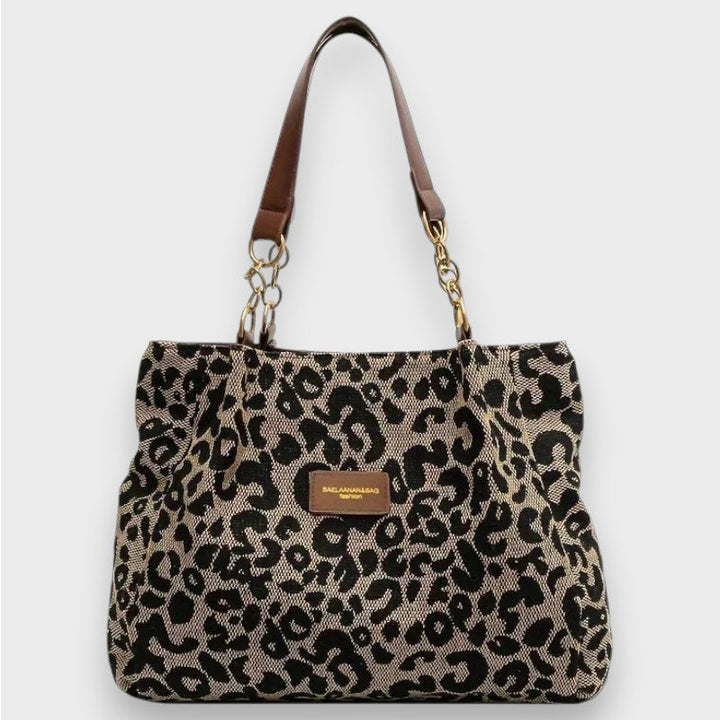 Nora - Leopard Charm Bag