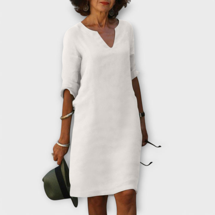 Sandra - Stylish V-Neck Dress