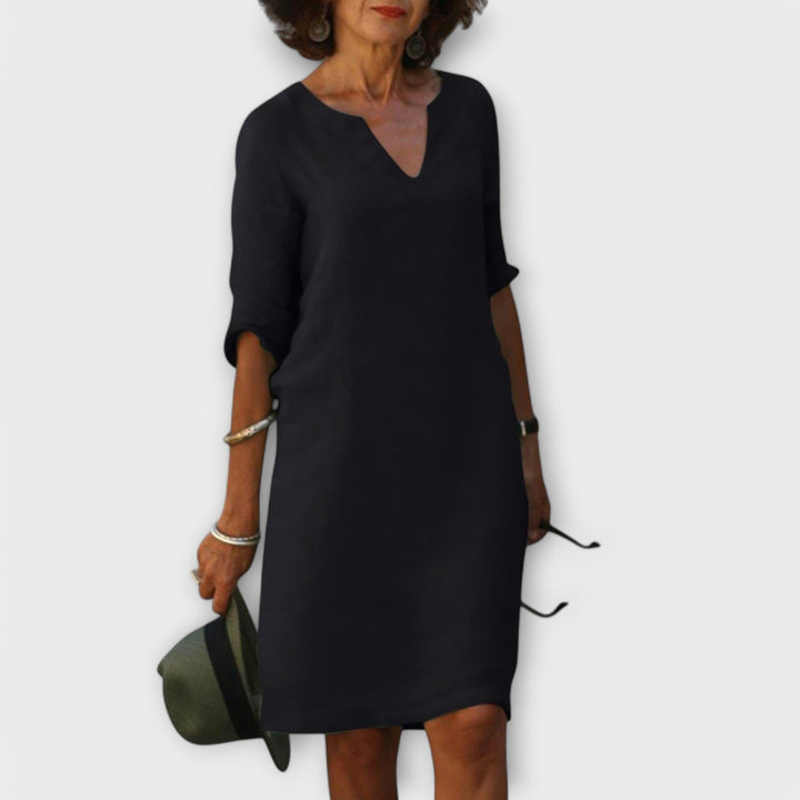 Sandra - Stylish V-Neck Dress