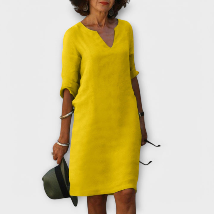 Sandra - Stylish V-Neck Dress