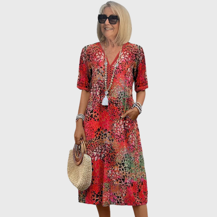 Colette - Vibrant Midi Dress