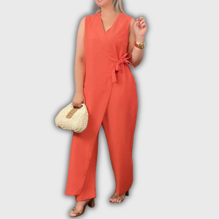 Rae - Elegant V-Neck Jumpsuit