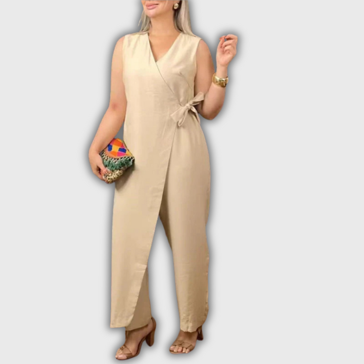 Rae - Elegant V-Neck Jumpsuit