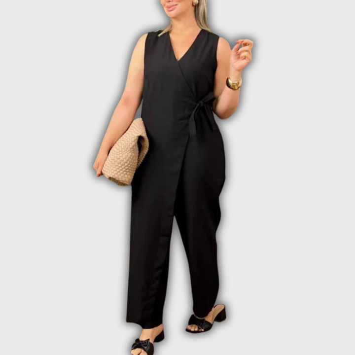 Rae - Elegant V-Neck Jumpsuit