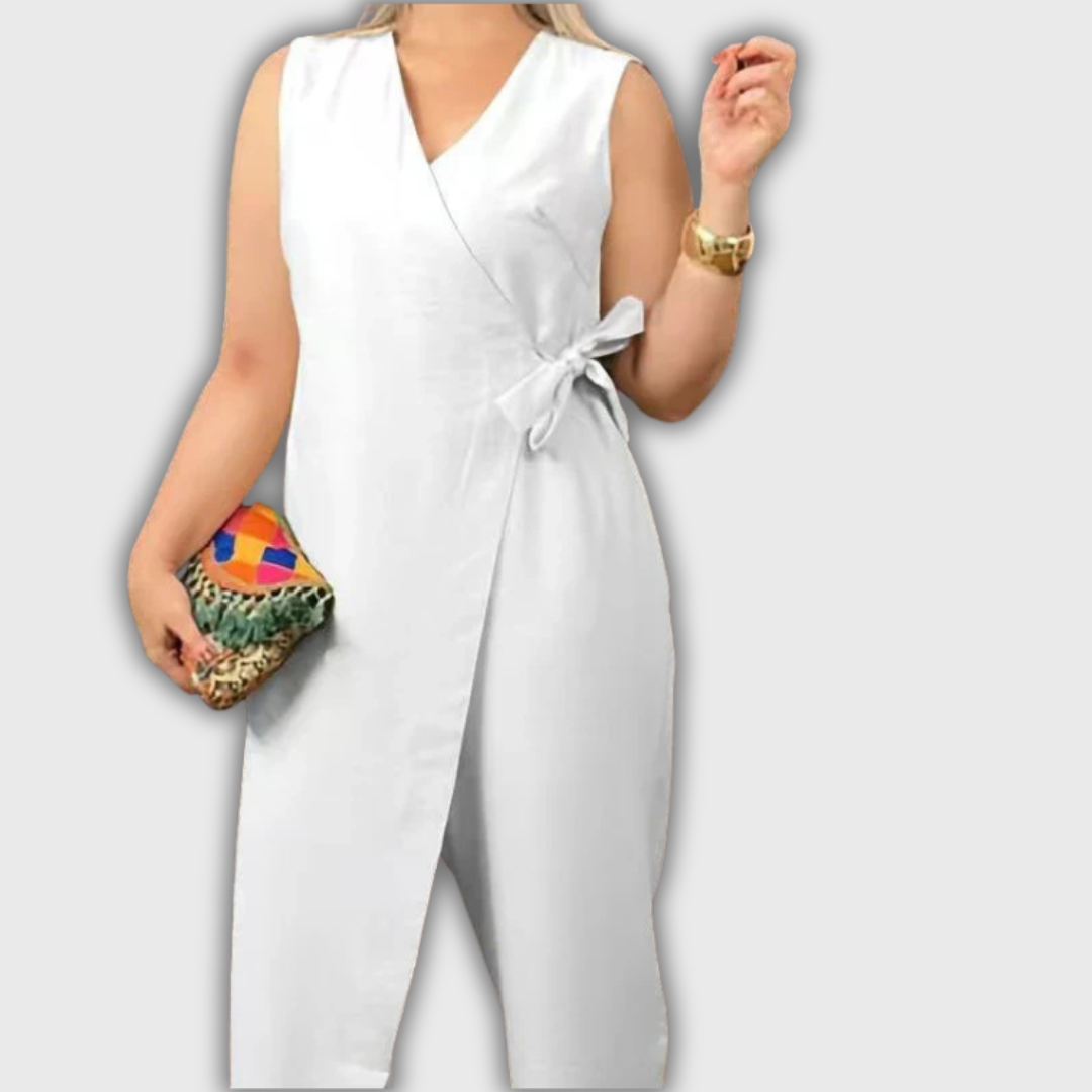 Rae - Elegant V-Neck Jumpsuit