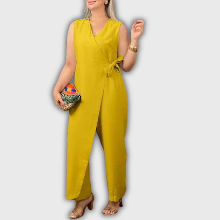 Rae - Elegant V-Neck Jumpsuit