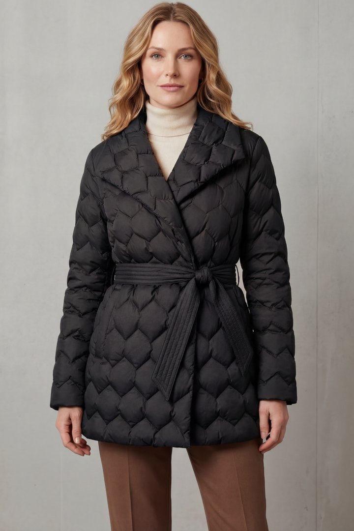 Solenza – Belted puffer jacket