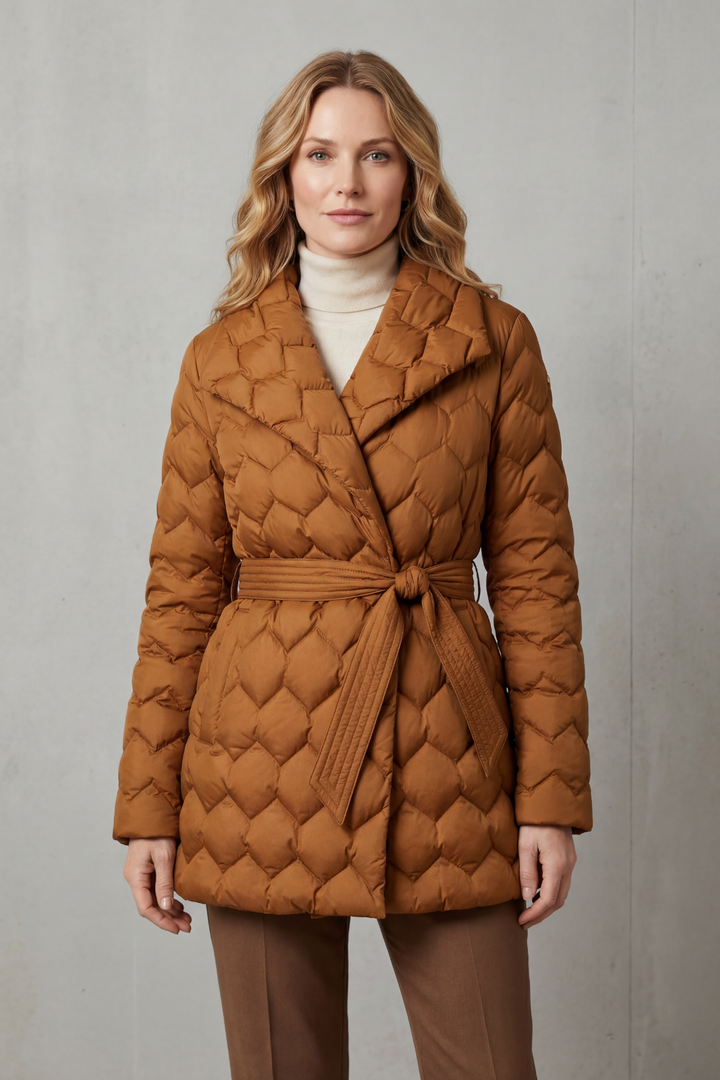 Solenza – Belted puffer jacket