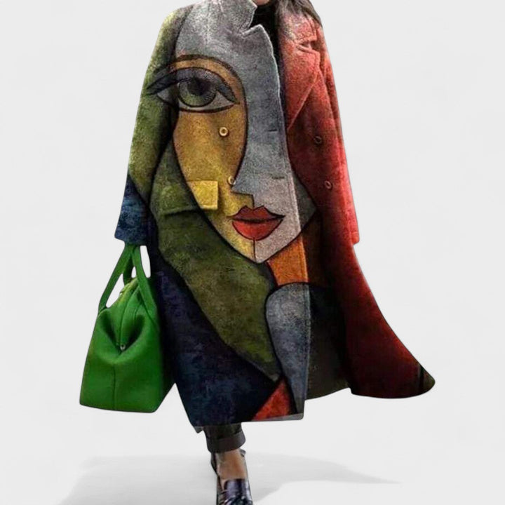 Flavia - Elegant Longline Coat