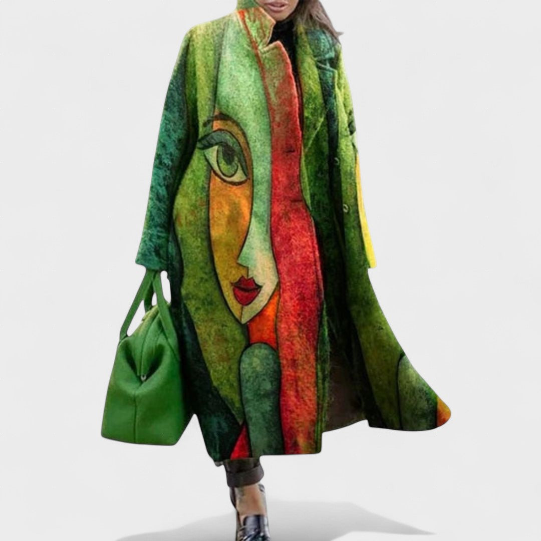 Flavia - Elegant Longline Coat