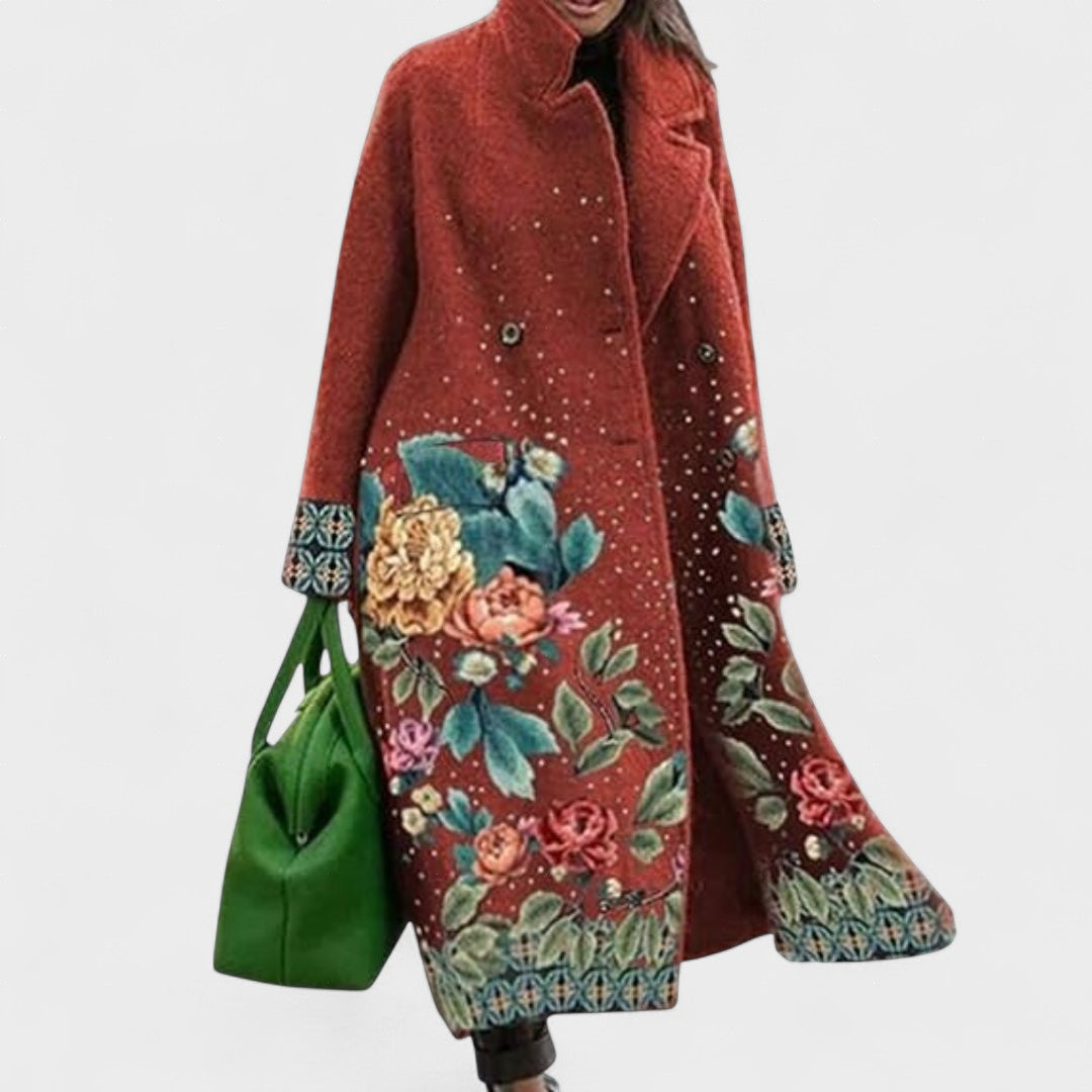 Flavia - Elegant Longline Coat