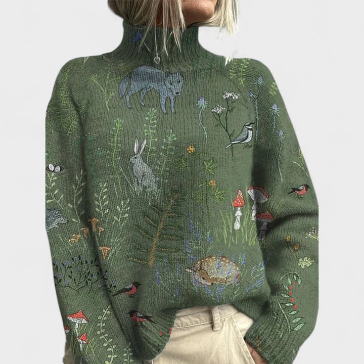 Pamela - Elegant roll-neck jumper