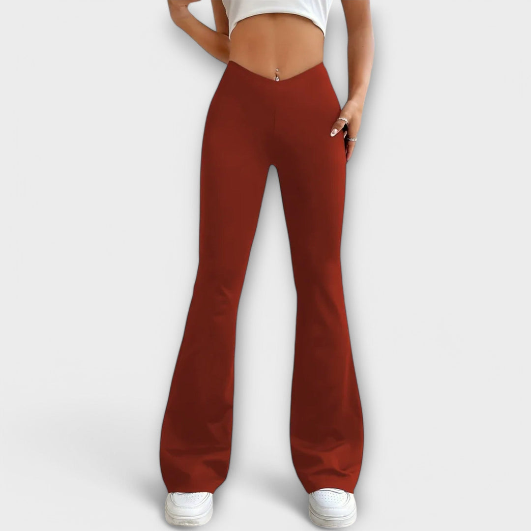 Serena – Casual Trousers Raised Cuffs